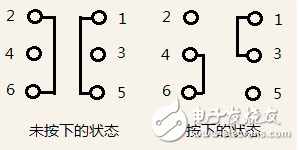 六脚自锁开关介绍_六脚自锁开关引脚图及接法分析